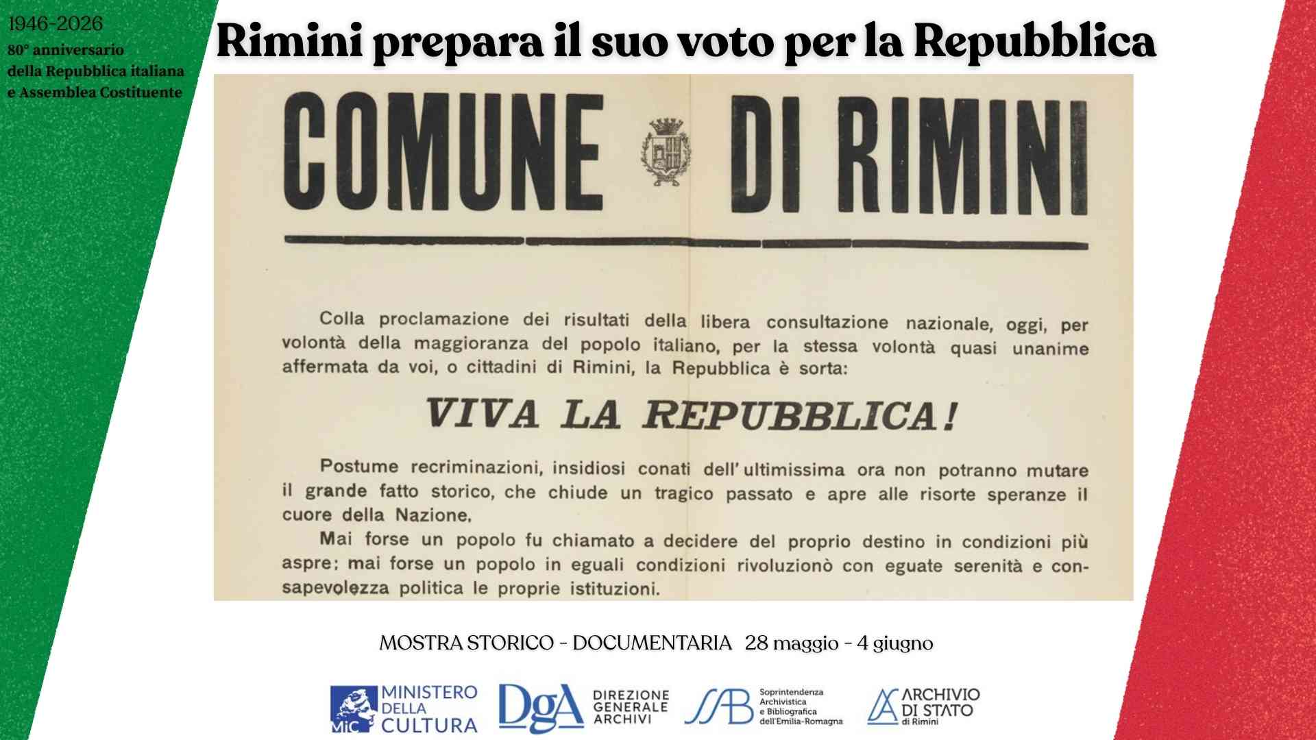 Rimini prepara il suo voto per la Repubblica